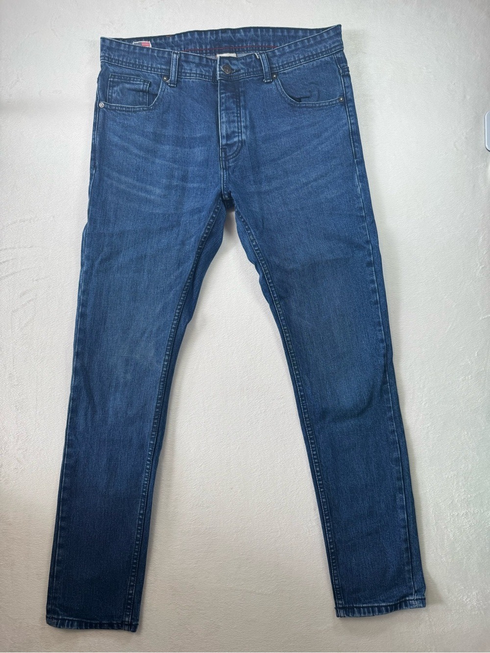 True Religion Men's Skinny Jeans in Indigo Blue size 34